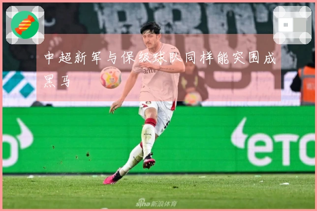 中超新军与保级球队同样能突围成黑马